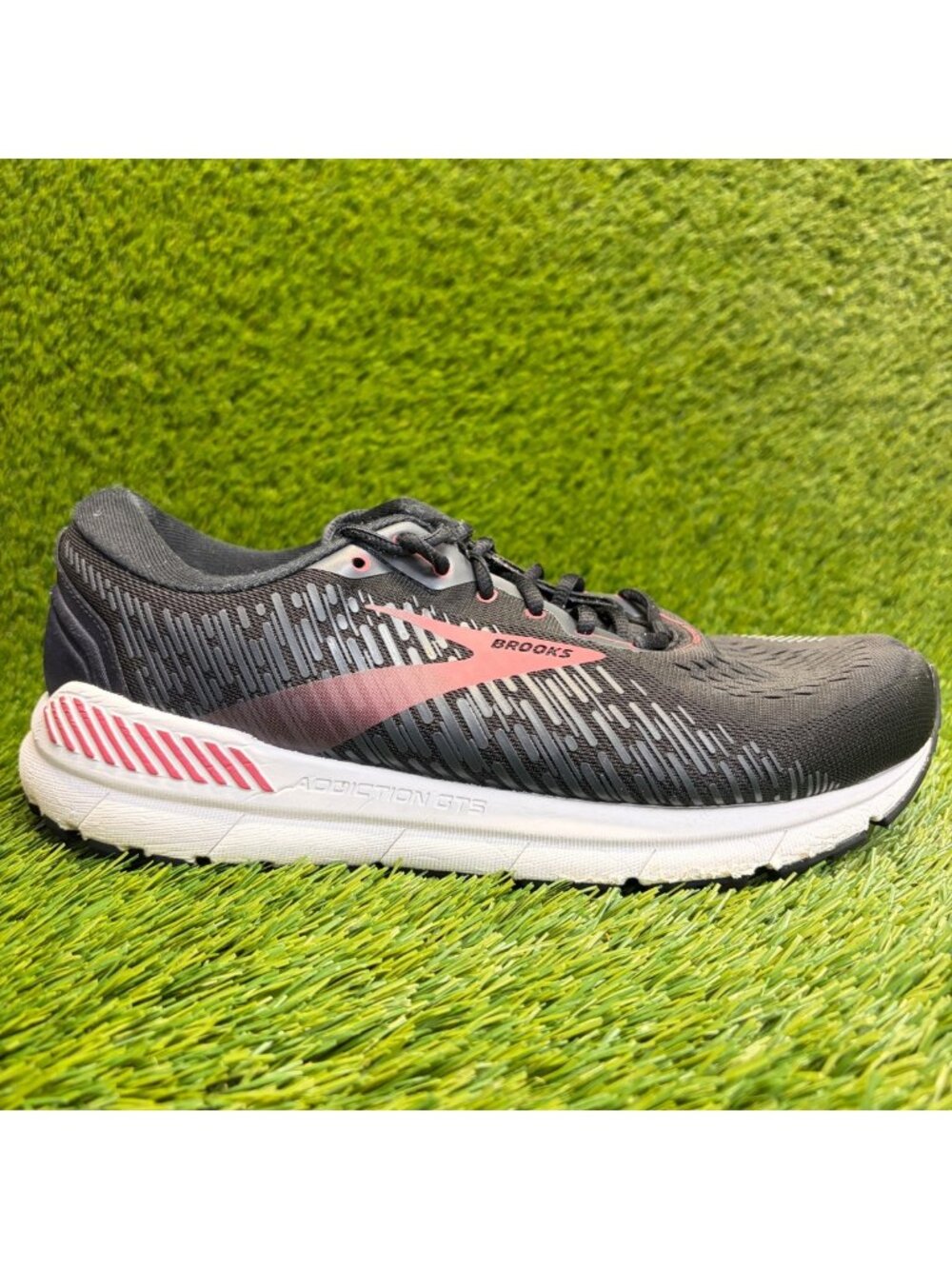 Brooks Addiction GTS 15 Womens Size 11.5EE Black Athletic Running Shoes Sneakers - Picture 1 of 11